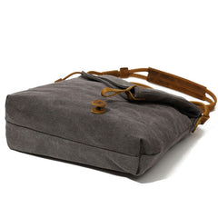 Mens Canvas Rustic Courier Bag Side Bag Messenger Bag Camera Shoulder Bag for Men - iwalletsmen