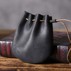 MINI Leather Drawstring Coin Pouch Medieval Pouch Medieval Coin Pouch Renaissance Costume Accessories LARP - iwalletsmen