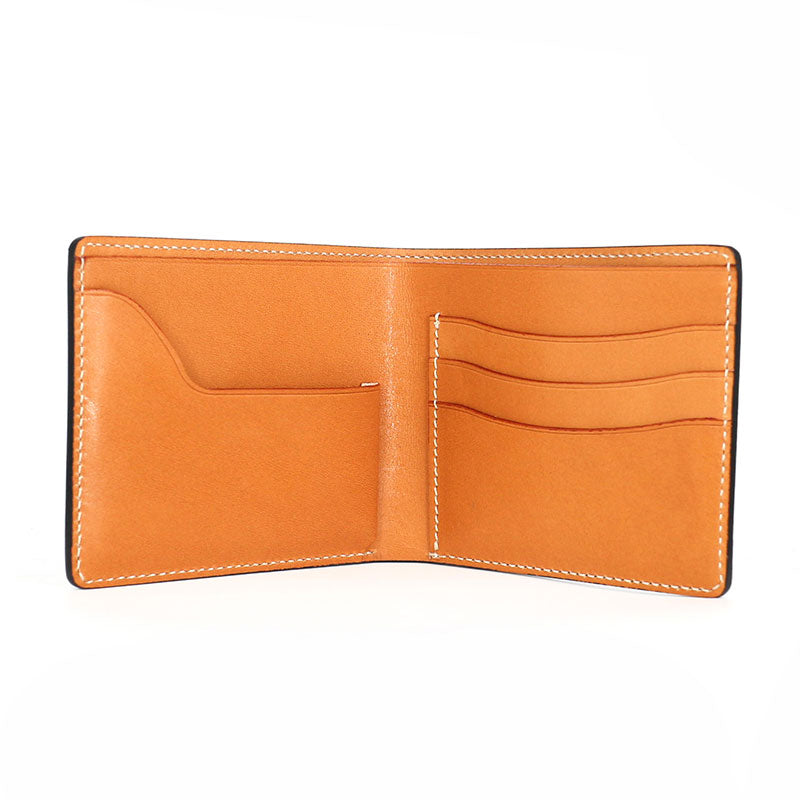 Braided Leather Mens Small Wallets Bifold Slim Front Pocket Wallet for –  iwalletsmen