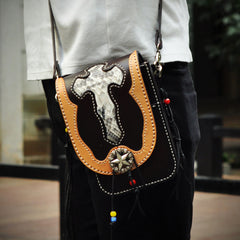 Leather Belt Pouch Mens Small Cases Waist Bag Hip Pack Belt Bag Fanny Pack Bumbag for Men