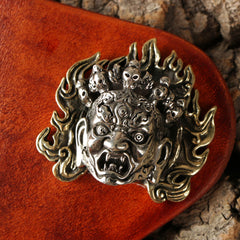 Handmade Leather Mens Cool Key Wallet Car Key Holder Car Key Case for Brown Men - iwalletsmen