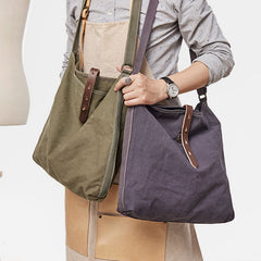 Cool Mens Canvas Side Bag Messenger Bag Canvas Shoulder Bag for Men - iwalletsmen