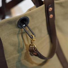 Handmade Canvas Leather Cool Mens Tote Bag Canvas Handbag Canvas Tote Canvas Messenger Bag for Men Women - iwalletsmen