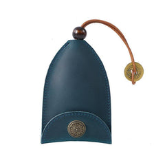 Brown Leather Draw Men and Women's Key Wallet Black Key Case Car Car Key Holder For Men - iwalletsmen