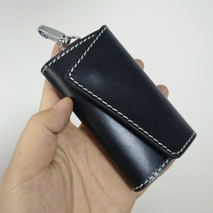 Handmade Mens Leather Biker Key Wallets Cool Small Key Wallet Key Holders - iwalletsmen