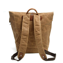 Badass Canvas Mens Travel Backpack Canvas School Backpack Laptop Backpack for Men - iwalletsmen
