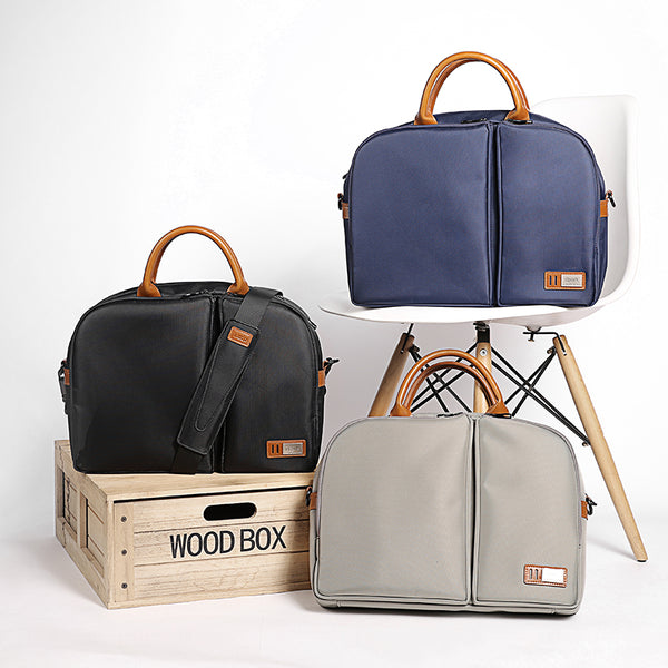 Fashion Oxford Cloth PVC Men's 13'' Blue Briefcase Business Computer Handbag For Men - iwalletsmen