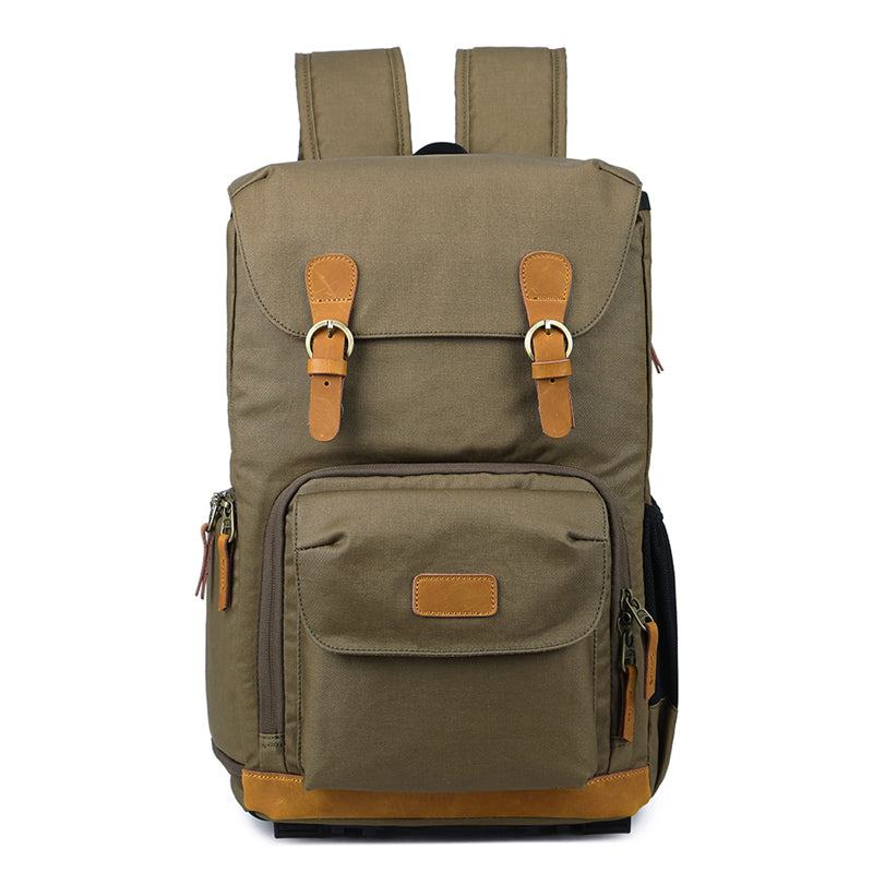 Blue LARGE CANVAS WATERPROOF MENS DSLR CAMERA BAG CANON CAMERA BACKPACK NIKON CAMERA BAG FOR Women - iwalletsmen