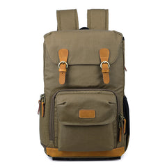 Blue LARGE CANVAS WATERPROOF MENS DSLR CAMERA BAG CANON CAMERA BACKPACK NIKON CAMERA BAG FOR Women - iwalletsmen
