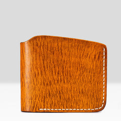 Handmade Mens Cool billfold Leather Wallet Men Small Slim Wallets Bifold for Men - iwalletsmen