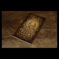 Handmade Leather Tooled Shakya Muni Buddhism Notebook Journal Travel Book Diary