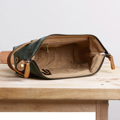 Large Canvas Mens Clutch Bag Zipper Wristlet Bag Phone Purse for Men - iwalletsmen