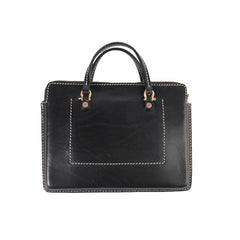 Fashionable Handmade Leather Mens Cool Small Business Bag Messenger Bag Briefcase Work Bags Laptop Bag for men - iwalletsmen