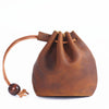 Black Women Mens Leather Coin Purse Coin Pouch Change Case Mini Leather Pouch For Men and Women - iwalletsmen