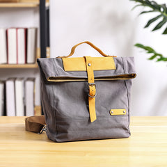 Canvas Mens Womens Small 13'' Side Bag Courier Bag Messenger Bag for Men - iwalletsmen