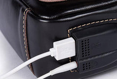 Leather Cool Chest Bag Sling Bag Sling Crossbody Bag Sling Travel Bag Hiking Bag For Mens - iwalletsmen