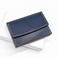Cool Leather Mens Card Wallet Front Pocket Wallets Small Card Holders for Men - iwalletsmen