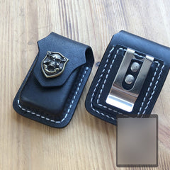 Handmade Black Leather Mens Car Key Case Brown Car Key Holder with Belt Loop/Belt Clip - iwalletsmen
