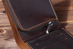 Cool Mens Leather billfold Wallet Leather Small Wallet Bifold Slim Wallets For Men - iwalletsmen