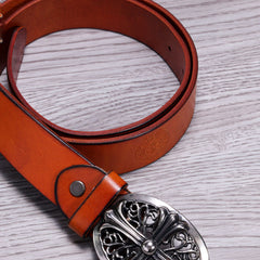 Handmade Genuine Custom Leather Mens Leather Men Brown Black Belt for Men