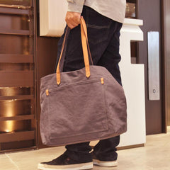 Simple Canvas Mens Womens Tote Shoulder Bags Messenger Handbag Camel Tote Side Bag For Men and Women - iwalletsmen