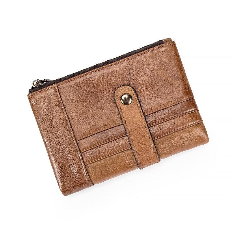 Brown Leather Billfold Wallet for Men Bifold Wallet Brown Leather Small Wallet For Men - iwalletsmen