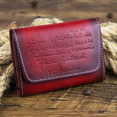 Vintage Women Men Leather Card Wallet Coin Purse Organ Coin Pouch Change Holder for Men and Women - iwalletsmen
