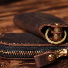 Handmade Leather Mens Cool Car Key Wallet Car Key Holder Car Key Case for Men - iwalletsmen
