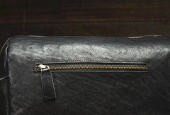 Cool Mens Leather Messenger Bag Crossbody Bag Travel Messenger Bags For Men - iwalletsmen