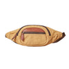 Canvas Leather Mens Womens Fanny Pack Canvas Waist Bag Small Hip Pack for Men - iwalletsmen
