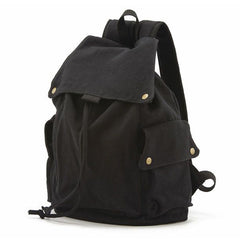 Green CANVAS Large MENS WOmens 14'' School BACKPACK Hiking Backpack FOR MEN - iwalletsmen