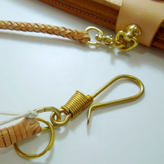 Leather Braided Biker Trucker Wallet Chain Hook for Chain Wallet Biker Wallet Trucker Wallet