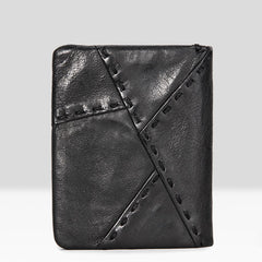 Handmade Mens Cool Long Leather Chain Wallet Cards Biker Trucker Wristlet Wallet - iwalletsmen