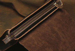 Vintage Leather Messenger Bag Briefcase Handbag Cool Shoulder Bag For Men - iwalletsmen