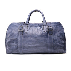 Vintage Leather Mens Large Weekender Bag Travel Bag Duffle Bags - iwalletsmen