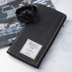 Cool Denim Mens Long Wallet Bifold Jean SLim Long Wallets For Men - iwalletsmen