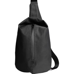 Cool OXFORD CLOTH PVC Black Men's Sling Bag One Shoulder Backpack For Men - iwalletsmen