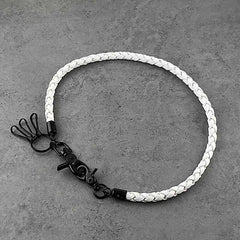 White Leather Wallet Chain Mens Biker Wallet Chain White Pants Chain Jeans Chain Jean Chain