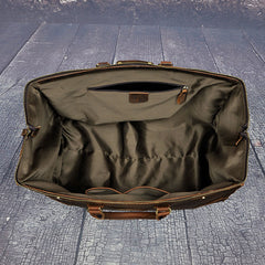 Leather Mens Doctor Bag Weekender Bags Travel Bag Duffle Bag for Men - iwalletsmen