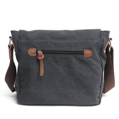 Waxed Canvas Leather Mens Small DSLR Camera Bags Side Bag Messenger Bag Shoulder Bag For Men - iwalletsmen