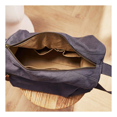 Canvas Cool Mens Side Bag Canvas Messenger Bags Canvas Travel Courier Bag for Men Women - iwalletsmen