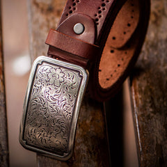 Handmade Genuine Leather Mens Belt Custom Cool Leather Men Black Belt for Men