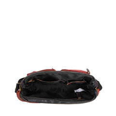 Fashion Oxford Cloth Leather Mens Ancient Red Side Bag Messenger Bags Ancient Gray Oxford Cloth Courier Bag for Men - iwalletsmen