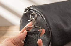 Cool Leather Mens Barrel Shoulder Bags Messenger Bags for Men - iwalletsmen