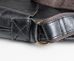 Genuine Leather Mens Cool Messenger Bag iPad Bag Chest Bag Bike Bag Cycling Bag for men - iwalletsmen