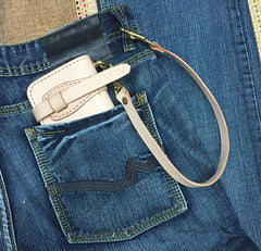Handmade Leather Mens Biker Chain Wallet Cool Long Biker Wallet with Chain - iwalletsmen