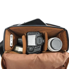 Mens Canvas Camera Messenger Bag Side Bag Courier Bag Camera Shoulder Bag for Men - iwalletsmen
