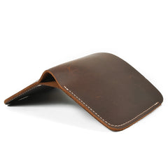 Cool Handmade Leather Mens Brown Bifold billfold Wallet Small Wallet  for Men - iwalletsmen