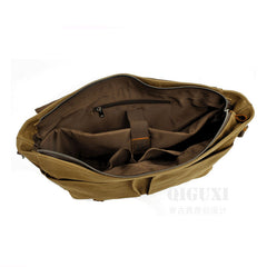 Waxed Canvas Mens Camera Shoulder Bag Canvas Messenger Bag Canvas Camera Side Bag for Men - iwalletsmen