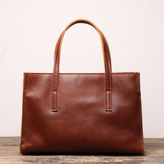 Vintage Mens Womens Leather Large Brown Tote Handbag Shoulder Tote Purse Tote Bag For Men - iwalletsmen
